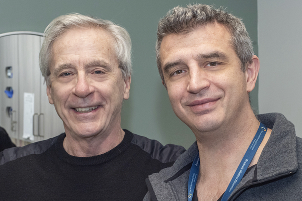 Rick Schwab and Dr. Luca Milone